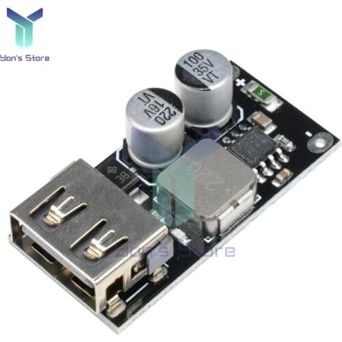 DC-DC USB 6-32V Step Down Power Module Buck Converter Charging to Fast Quick Charger Circuit Board Transformer 12V/24V to QC3.0