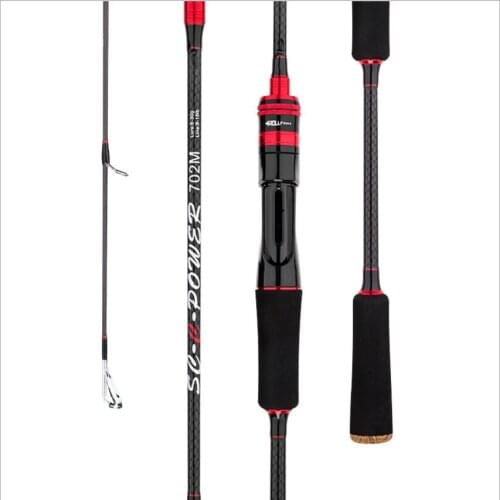 ZZ45 SEE POWER 702ML Fast Action, L 4-15g, M 6-30g, MH 10-35g, Lure Spinning Fishing Rod Carbonfiber 1.68m 1.8m 2.1m 2.4m 2.7m