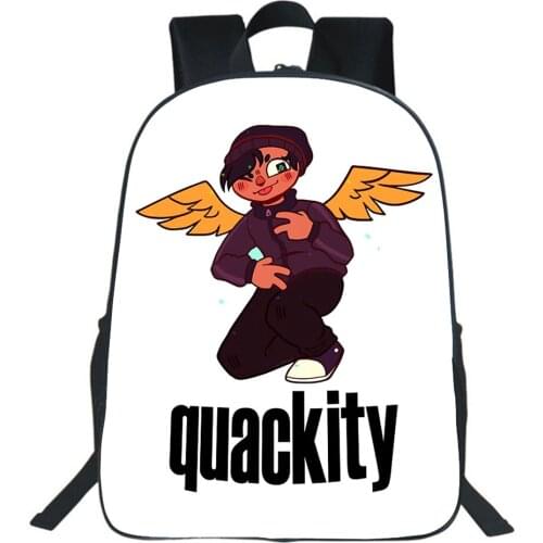 Quackity Backpack My Beloved School Bag Fashion Style Teenager Girls Child Bag Boy Travel Backpack Student Bookbag Mochila