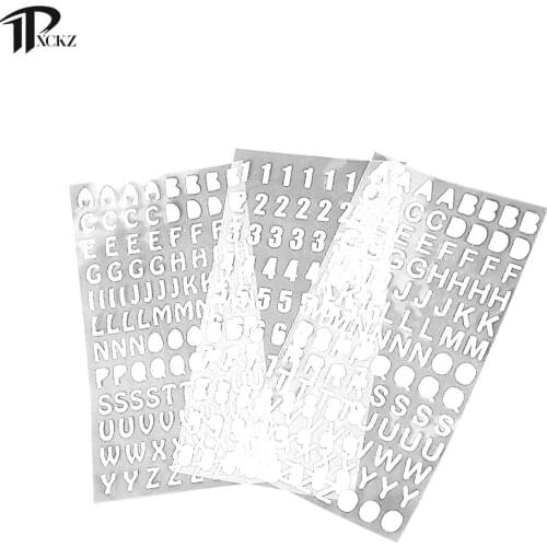 Crafts Bronzing Alphabet Letter Stickers Self Adhesive ABC A-Z Words Stick On Scrapbooking & Stamping Stickers