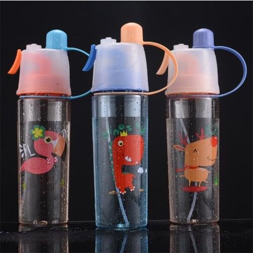 Sports Water Bottle Riding Plastic Cup Outdoor Sports Spray Cup Children Water Cup Household Outdoor Water Bottle
