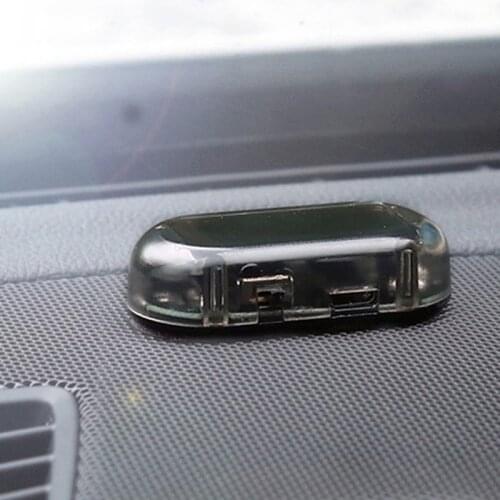 Universal Solar Car Alarm LED Light for Renault Megane 2 3 Duster Logan Clio