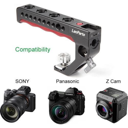 Lanparte Top Handle REC Control with Arri Locator Z cam FS5 A7R4 GH5 for SONY Multi/ LANC / for Panasonic