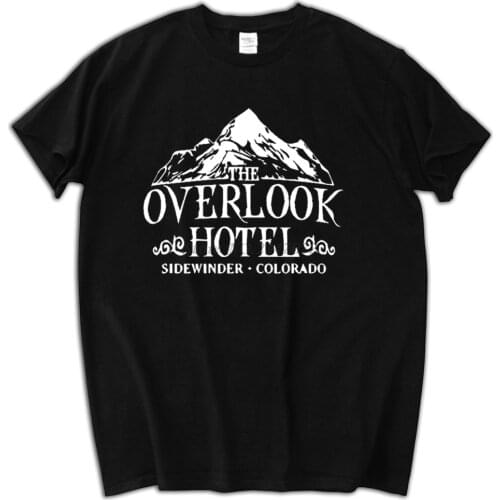 Overlook Hotel funny scary movie 70s 80s shining jack creepy slasher horror vintage retro Mens T-shirt
