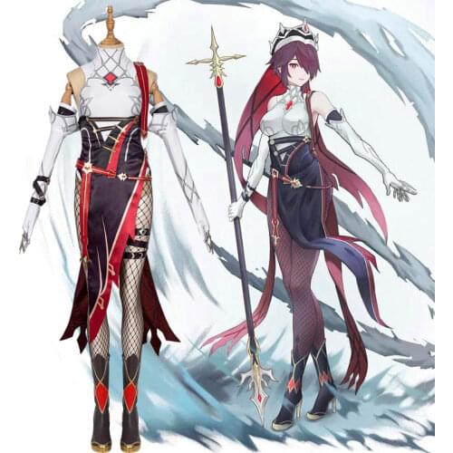 Game Genshin Impact Cosplay Rosaria Women Costume Genshin Impact Rosaria Cosplay Costume Clothing Accessories Shoes Wigs Hair