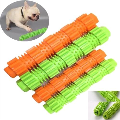 Dog Chew Toys Dog Toothbrush Pet Molar Toy Tooth Clean Brushing Stick Doggy Puppy Teeth Cleaning Dog Pet Puppies Dog Rubber Toys