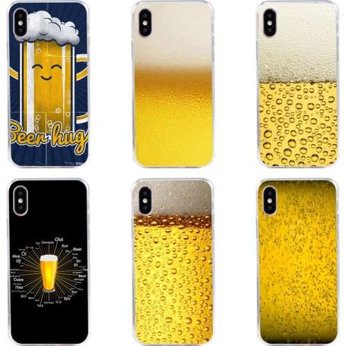 84H Beer Cool Soft Silicone Tpu Cover phone Case for iphone 5 5s se X XR XS Max case