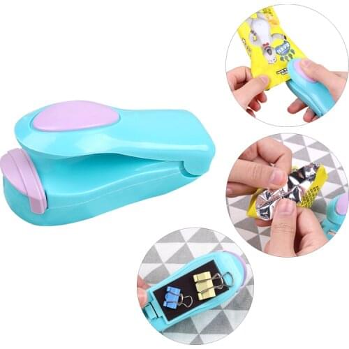 Household Kitchen Food Storage Clips Sealer Portable Mini Bag Sealed Plastic Food Snacks Heat Sealing Machine