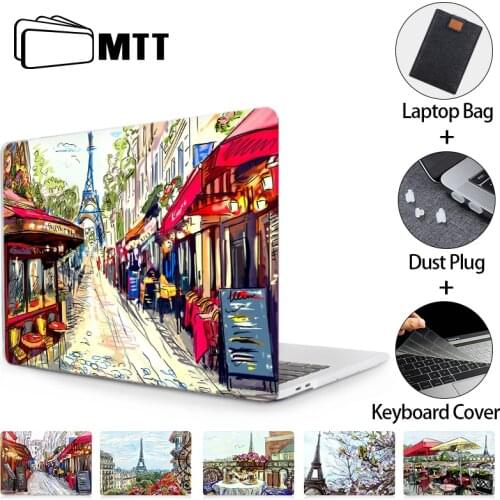 MTT Eiffel Tower Case For Macbook Air Pro 11 12 13 15 16 inch 2020 Painted Cover For mac book pro 13.3 a2289 a2251 Laptop Sleeve