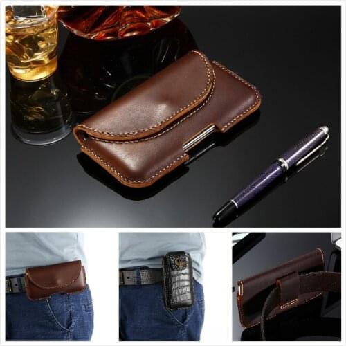 For HomTom S17 Cover Genuine Leather Holster Belt cases with clips High quality for HomTom C2 C1 C2 Lite/HomTom H10/HomTom P1