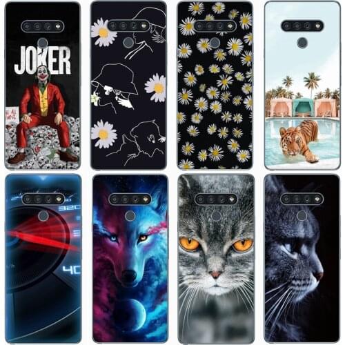 For LG K71 Case Rose Wolf Cute Patterned Cover Soft Silicon Phone Case for LG K41S Top Quality