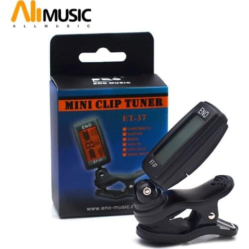 ENO ET-37 LCD Mini Chromatic Guitar Tuner Clip-on Electric Guitar Bass Violin Ukulele