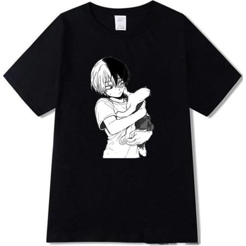 Japanese Anime My Hero Academia T Shirt Man New 2021 Summer Kawaii Print T-shirt for Woman