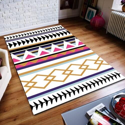 Nordic Style Geometric Pattern Big Area Carpets For Living Room Study Room Carpet Modern Non-slip Large Size Home Rugs 200*300cm