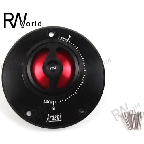 Motorcycle CNC Aluminum Fuel Tank Cap Gas Oil Tank Cover Petrol Cover For Kawasaki 112mm 3 Mounting Spots GTR/ ZG 1400 GTR1400