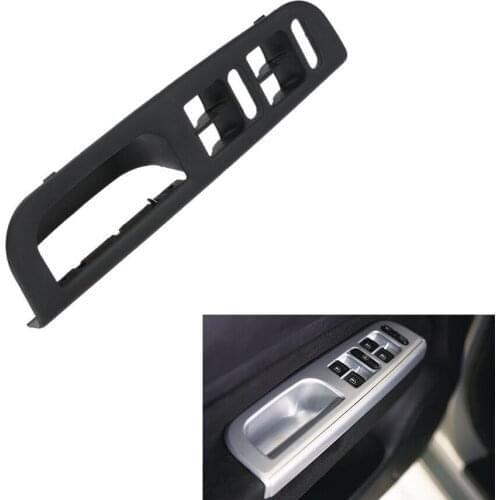 Master Window Switch Panel Bezel with Trim for Volkswagen VW Golf GTI MK4 Passat Jetta BORA 98-05 Black 3B1 867 171 E