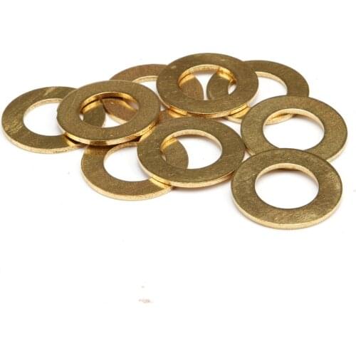 M20x37x2 seal plain washers Brass flat washer Copper flat gasket copper gasket copper meson brass seal gasket5/10/50/100pcs