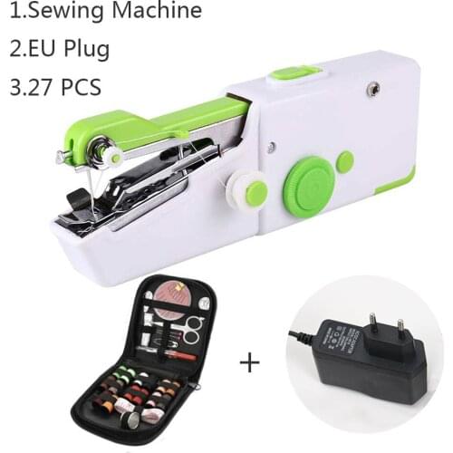 Portable Sewing Machine Mini Multifunctional Manual Small Kits For Useful Needlework Things Treadmill Sew Domestic DIY Tools