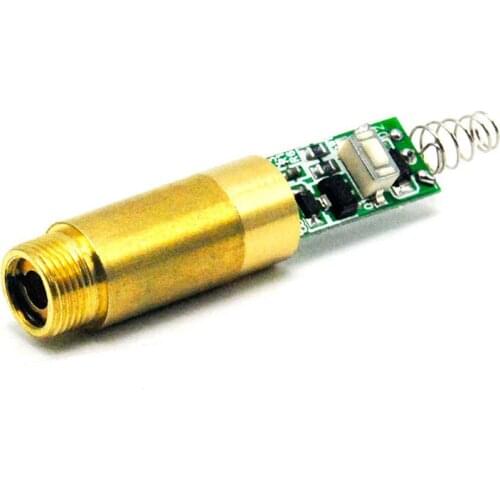 INDUSTRIAL/LAB 532nm 10mW Green Laser DOT Module Diode w/ Driver 3.7V