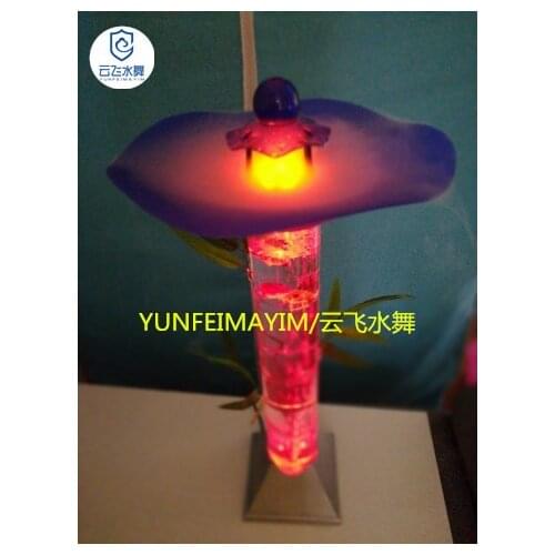 Atomizing humidifier water column lamp Bubble water ball lamp Water dance lamp Feng Shui column