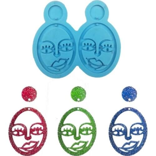 Crystal Epoxy Resin Mold Earrings Pendant Silicone Mould DIY Handmade Craft Tool A0NF