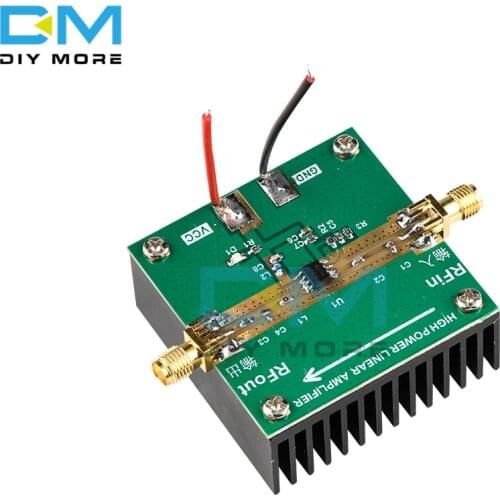 RF2126 400MHZ-2700MHZ Broadband RF Power Amplifier 2.4GHZ 1W WIFI Bluetooth Ham Radio Amplifier with Heatsink