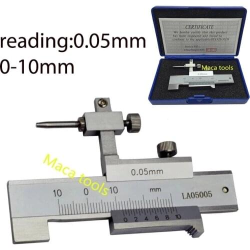 0-10mm Step&Gap Gauge Vernier Caliper Step Gauge With Exchangeable measuring point Vernier Caliper for auto checking