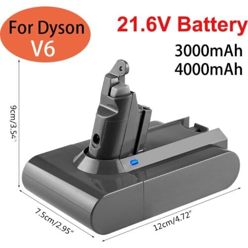 21.6V 3000mAh Li-ion Battery Replacement For Dyson Battery 4Ah V6 DC61 DC62 DC72 DC58 DC59 DC72 DC74 Vacuum Cleaner Accessories