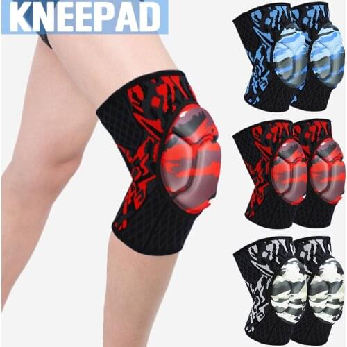 Sports sponge knee pads, comfortable and breathable, football volleyball extreme sports support protection, riding knee pads