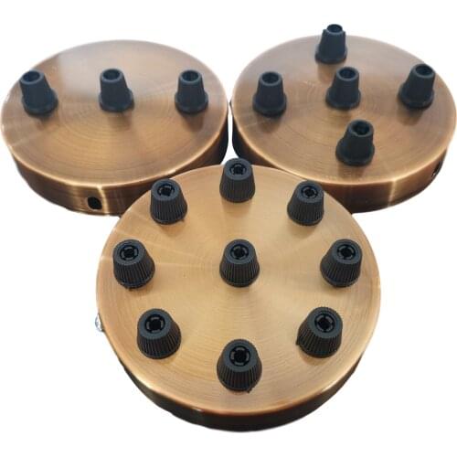 High quality Socket Lamp Base Holder Ceiling Canopy Sconce Mount LED Vintage Pendant Light Lamp Disc Base