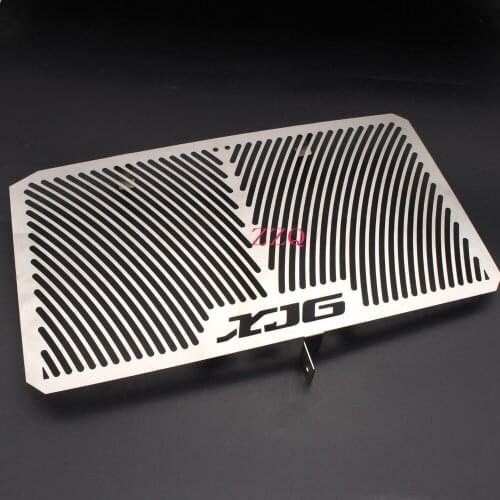 Motorcycle Engine Radiator Bezel Grill Grille Guard Cover Protector Stainless Steel For YAMAHA XJ6 2009-2016
