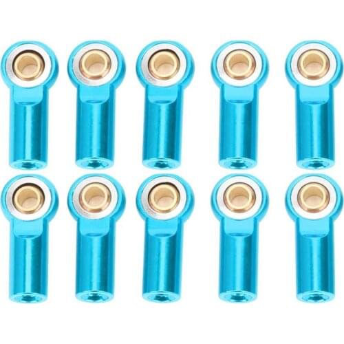 10Pcs RC Car Pull Connecting Rod Metal Ball Joint Accessory for AXIAL SCX10 1/10