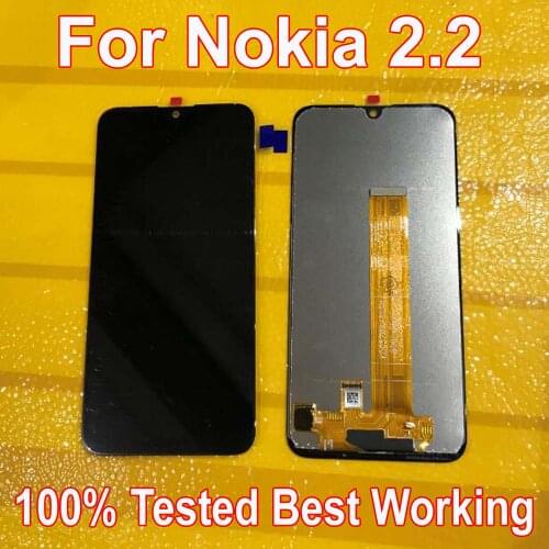 100% Tested Best Working Glass Sensor For Nokia 2.2 TA-1183 LCD Display Touch Panel Screen Digitizer Assembly