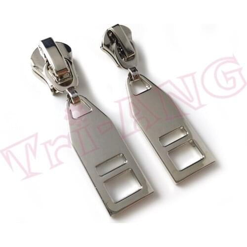 20pcs/lot, Small Amount on Stock Fashion Accessories Silver Color 5# & 8# Zipper Slider for Zippers