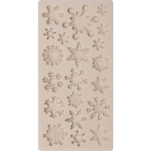 3D Snowflake Shaped Silicone Mold Candy Chocolate Jelly Cake Making Molds DIY Bar Ice Block Soap Baking Mould Tools