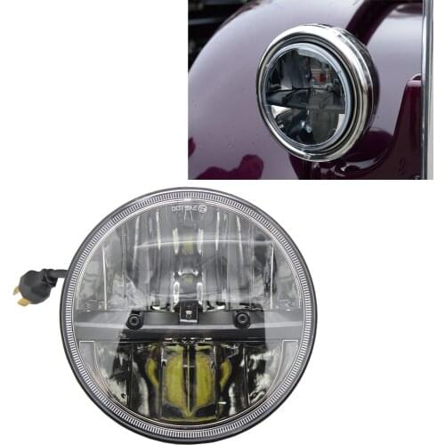 7 inch LED Motorcycle Headlight Kits 36w 7inch headlight led with high low beam H4 and H13 connector for jeep wranglerTJ JK