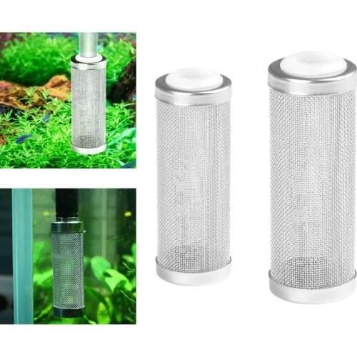 Stainless Steel Filter Inlet Case/Mesh/Shrimp Nets Set Special Shrimp Cylinder Filter Inflow Inlet Protect Aquarium Accessories