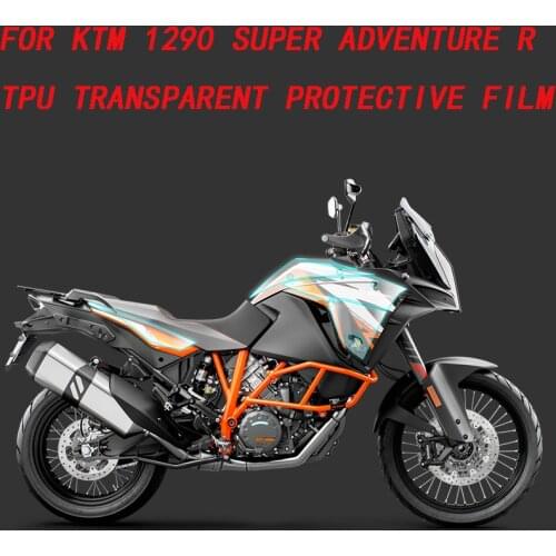 Car sticker FOR KTM 1290 super adventure R 1290 super adventure R Transparent Motorcycle body TPU Protector film