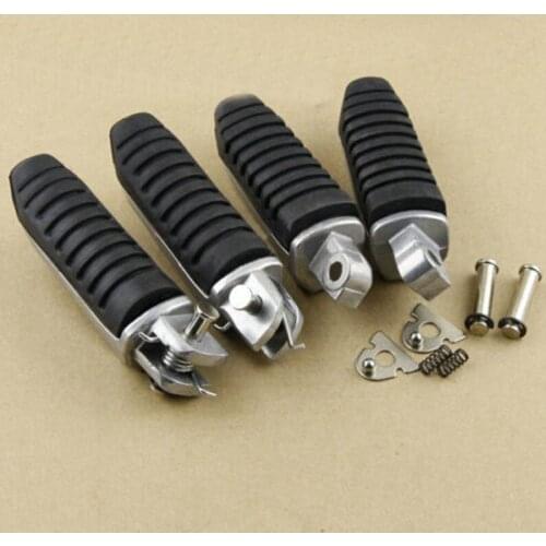 Free Shipping Front & Rear Footrests Foot peg Fits Suzuki Gladius SFV650 GSR400 GSR600 SV400 SV650 SV1000 Motorcycle Parts