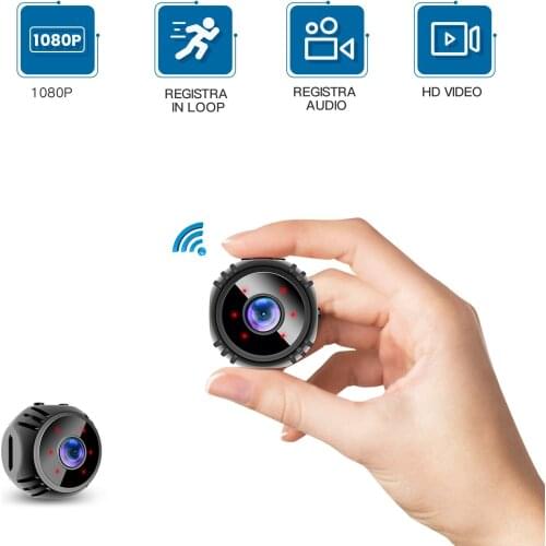 Wireless Wifi Mini Camcorder 1080P IP Nanny Camera Home security Baby Monitor Night Vision Motion Detection Micra Cam battery