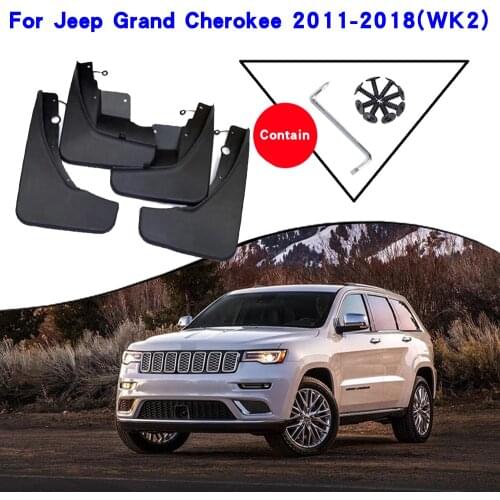 Car Fender Accessories For Jeep Grand Cherokee WK2 2011-2018 Mudguards Splash Guards Fender Mudflaps Car Fender Mud Flaps