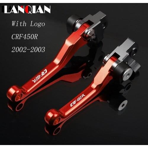 CNC Aluminum Dirt Bike Motocross Pit Bike Pitbike Brake Clutch Levers For HONDA CRF450R 22003 2003 CRF 450R CRF 450 R