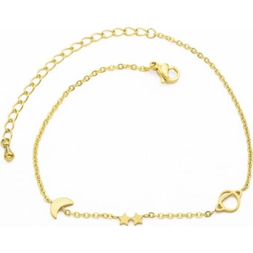 ETCAVCE Universe Planets Moon Star Charm Bangles & Bracelets Fashion Jewelry Natural Solar System Energy Bracelet For Women Men