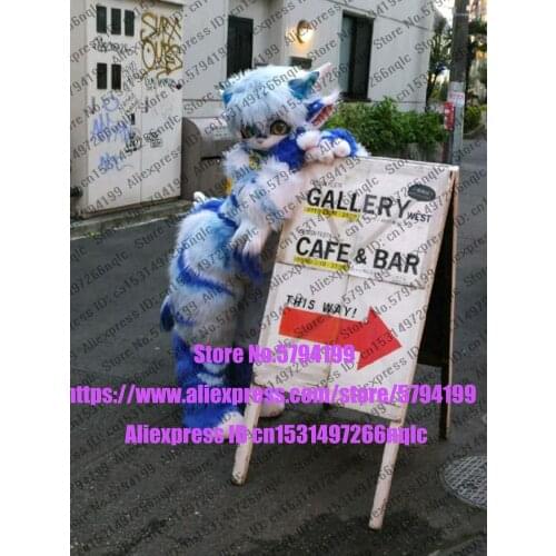 Customized Available REAL PHOTO dx0062 head CAT full sets husky dog Suit fursuit Costume fox Party Carnival Gift