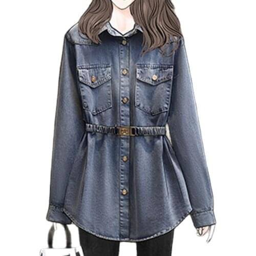 Женские джинсовые рубашки KarolyiDora China At AliExpress