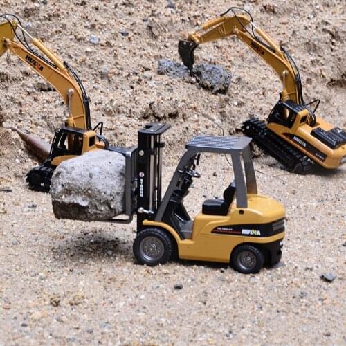 Simulation Dump Truck Excavator Wheel Loader Diecast Metal Model Construction Vehicle Toys for Boys Birthday Gift Car Collection