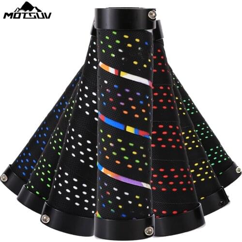 MOTSUV Bike Grips Bicycle Handlebar Mtb Grips Soft EVA+PU Anti-skid alloy Lock On Handle Bar Ergonomic Design Grip Cycling Parts