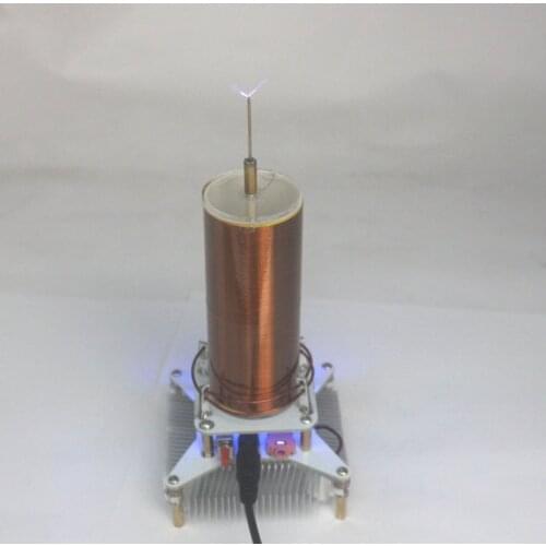 Music Tesla Coil Put Music Ion Windmill Wreath Spaced Lights Wireless Transmission