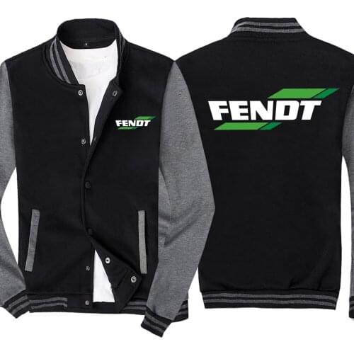 New Spring and Autumn Mens Baseball Jacket Fendt Logo No Cap Fashion Cardigan Long Sleeves Sportsweater Hoodies
