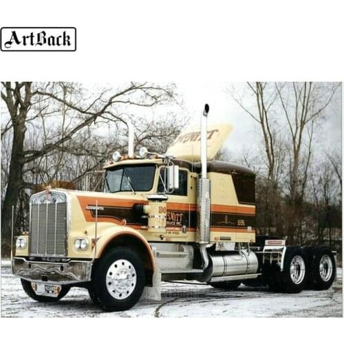 6 style 5d diamond painting truck full square & round cart landscape diamond mosaic canvas cross stitch diamond art motorcycle